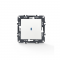 PRIME 1 GANG 2 WAY SWITCH   LED CONTROL LAMP (ON-ON) SCREWLESS 1P 10AX 250VAC IP20 WHITE 1000111001