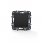 PRIME 1 GANG PUSH BUTTON SWITCH SCREWLESS 1P 10AX 250VAC IP20 MATT ANTHRACITE 1000112305