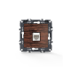 PRIME TELEPHONE SOCKET 1xRJ11 CAT3 IP20 WOOD 1000113006 PRIME TELEPHONE SOCKET 1xRJ11 CAT3 IP20 WOOD 1000113006