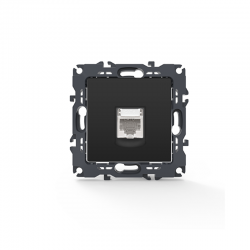 PRIME LAN SOCKET 1xRJ45 CAT6 UTP IP20 MATT ANTHRACITE 1000113205