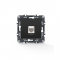 PRIME LAN SOCKET 1xRJ45 CAT6 UTP IP20 MATT ANTHRACITE 1000113205