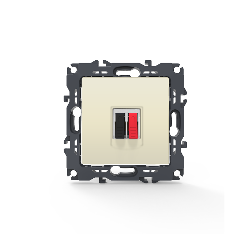 PRIME SINGLE AUDIO SOCKET SCREWLESS 36-230VAC IP20 IVORY 1000113502 PRIME SINGLE AUDIO SOCKET SCREWLESS 36-230VAC IP20 IVORY 1000113502