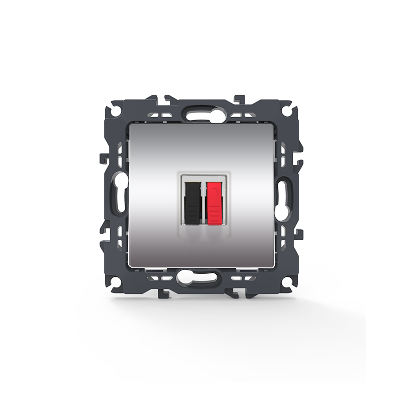 PRIME SINGLE AUDIO SOCKET SCREWLESS 36-230VAC IP20 MATT ALUMINUM 1000113503 PRIME SINGLE AUDIO SOCKET SCREWLESS 36-230VAC IP20 MATT ALUMINUM 1000113503