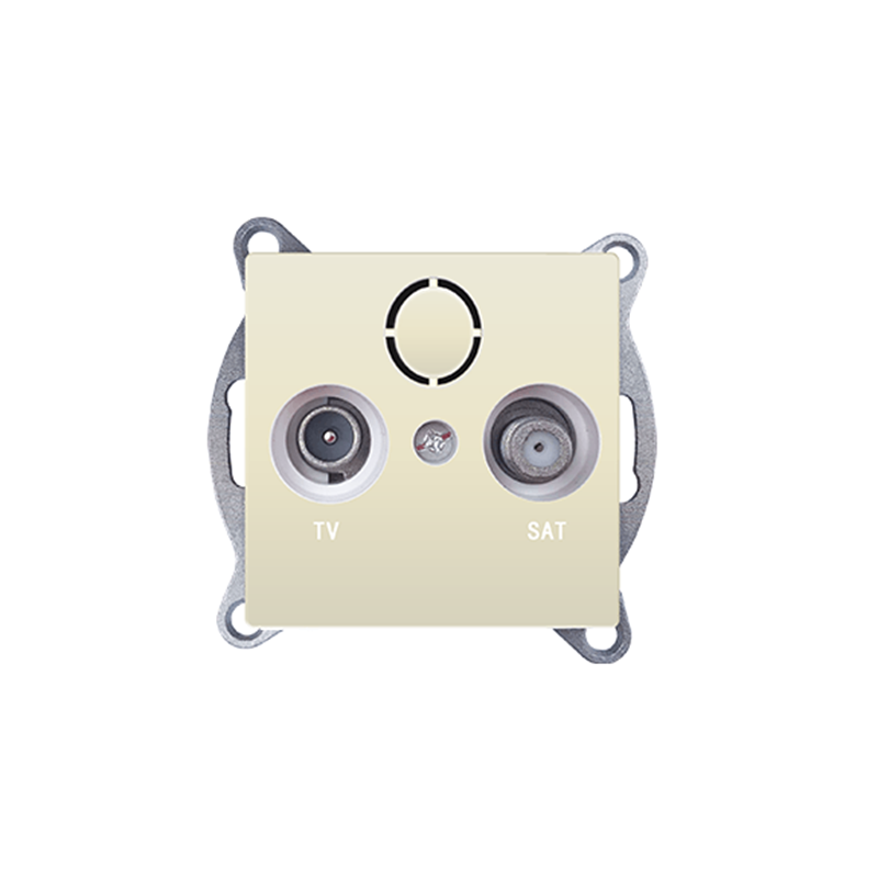 PRIME TV-SAT SOCKET END-LINE MALE F CONNECTOR SURGE PROTECTION IP20 IVORY 1000114202 PRIME TV-SAT SOCKET END-LINE MALE F CONNECTOR SURGE PROTECTION IP20 IVORY 1000114202