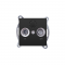 PRIME TV-SAT SOCKET END-LINE MALE   F CONNECTOR SURGE PROTECTION IP20 MATT ANTHRACITE 1000114205
