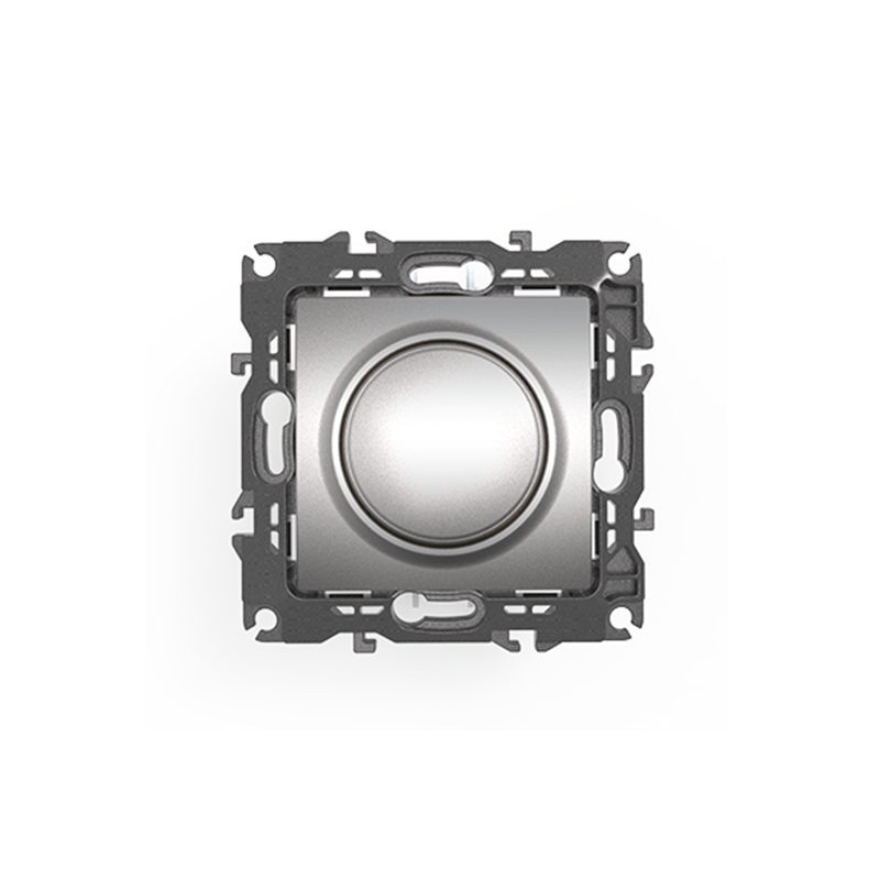 PRIME DIMMER 1 WAY 1P TRIAC 300VA 250VAC IP20 MATT ALUMINUM 1000115103 PRIME DIMMER 1 WAY 1P TRIAC 300VA 250VAC IP20 MATT ALUMINUM 1000115103