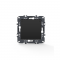PRIME SCHUKO SOCKET WITH LID   SAFETY SHUTTER 1x2P+E 16A 250VAC IP20 MATT ANTHRACITE 1000116105