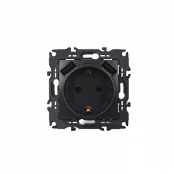 PRIME SCHUKO SOCKET WITH SAFETY SHUTTER 1x2P+E 16A 250VAC 2 USB 5VDC 3.1A IP20 MATT ANTHRACITE 1000116305 PRIME SCHUKO SOCKET WITH SAFETY SHUTTER 1x2P+E 16A 250VAC 2 USB 5VDC 3.1A IP20 MATT ANTHRACITE 1000116305