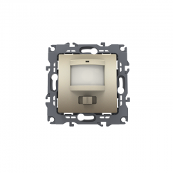 PRIME MOTION SENSOR (L+N) 180-250VAC 400W(40VA) 5-7m 3-7Lux30-260sec IP20 MATT CHAMPAGNE 1000117104