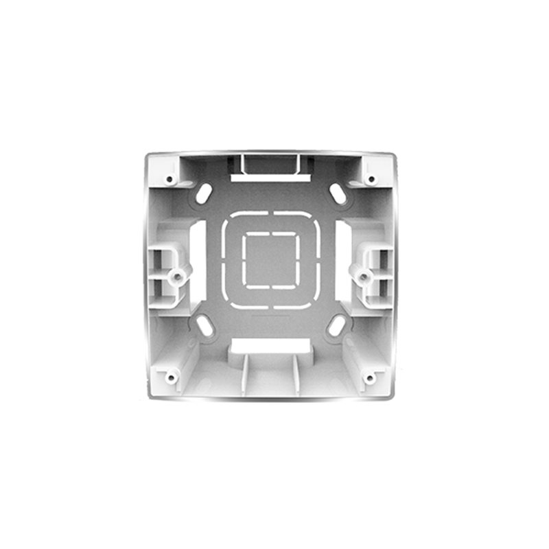 PRIME 1 GANG SURFACE MOUNTING BOX IP20 MATT ALUMINUM 1000118003