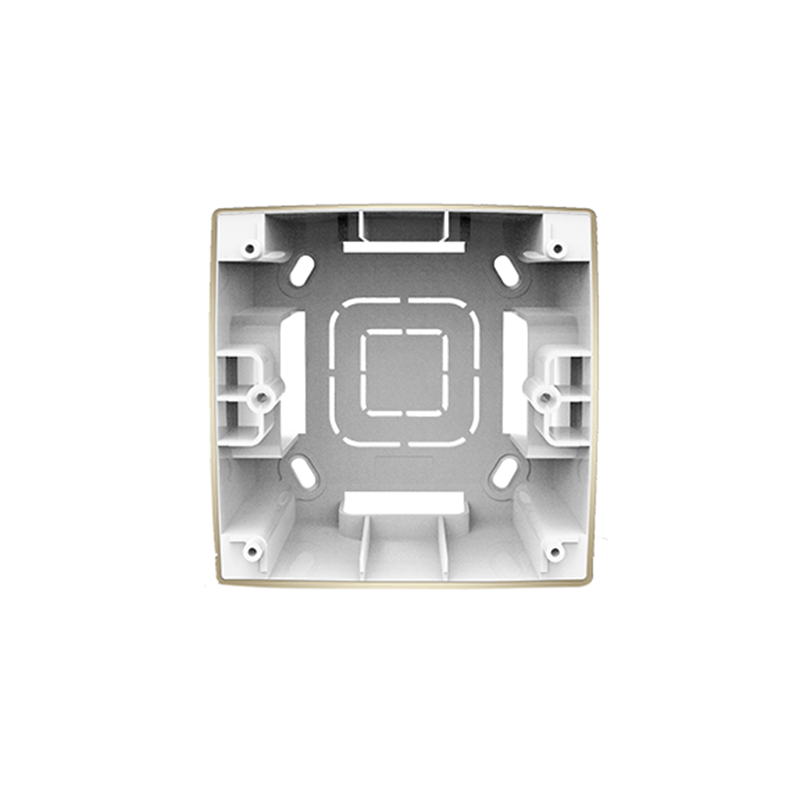 PRIME 1 GANG SURFACE MOUNTING BOX IP20 MATT CHAMPAGNE 1000118004