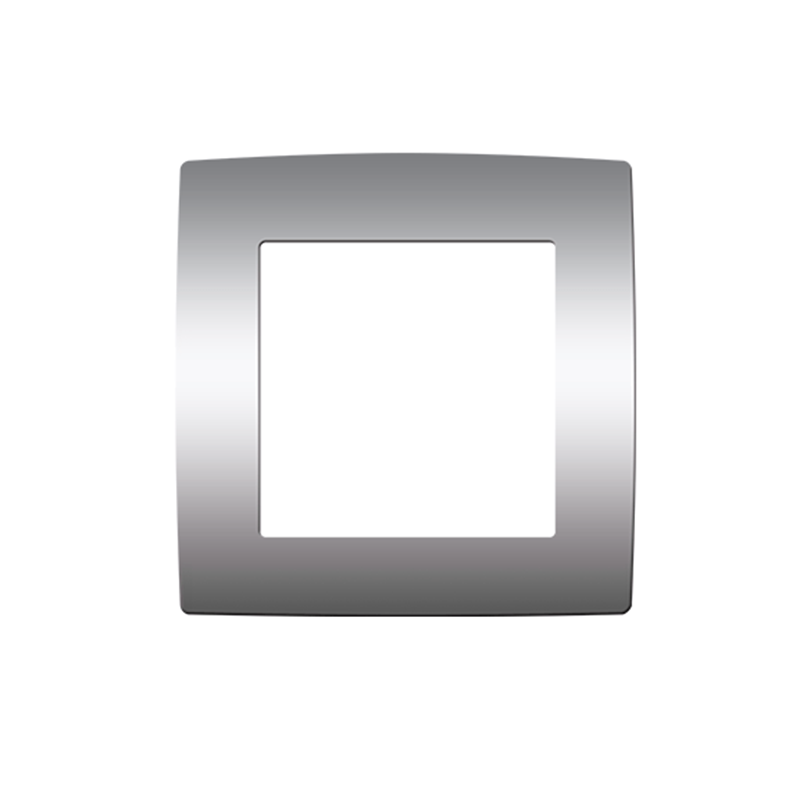PRIME 1 GANG FRAME IP20 MATT ALUMINUM 1000119003 PRIME 1 GANG FRAME IP20 MATT ALUMINUM 1000119003