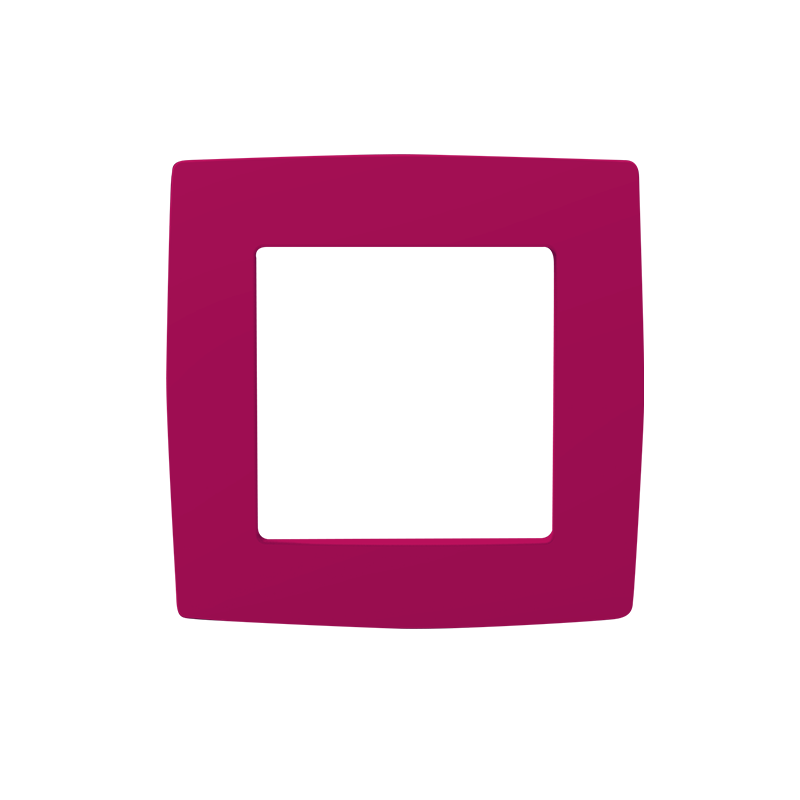 PRIME 1 GANG FRAME IP20 PINK 1000119007