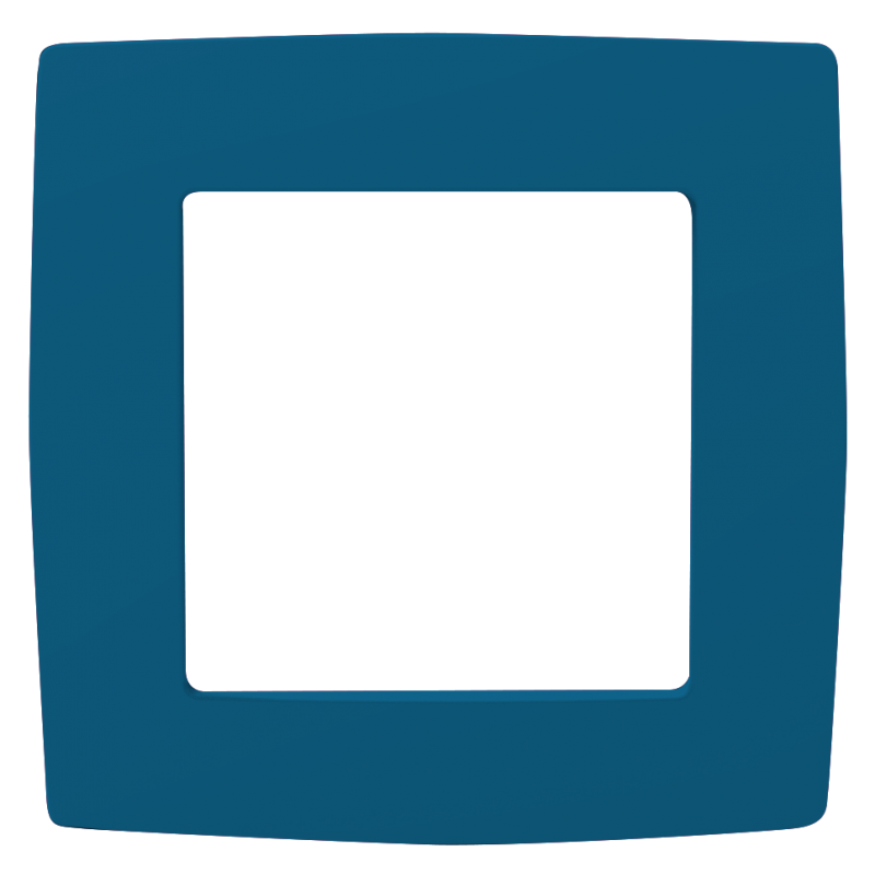 PRIME 1 GANG FRAME IP20 AZURE 1000119009