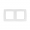 PRIME 2 GANG FRAME IP20 WHITE 1000119101