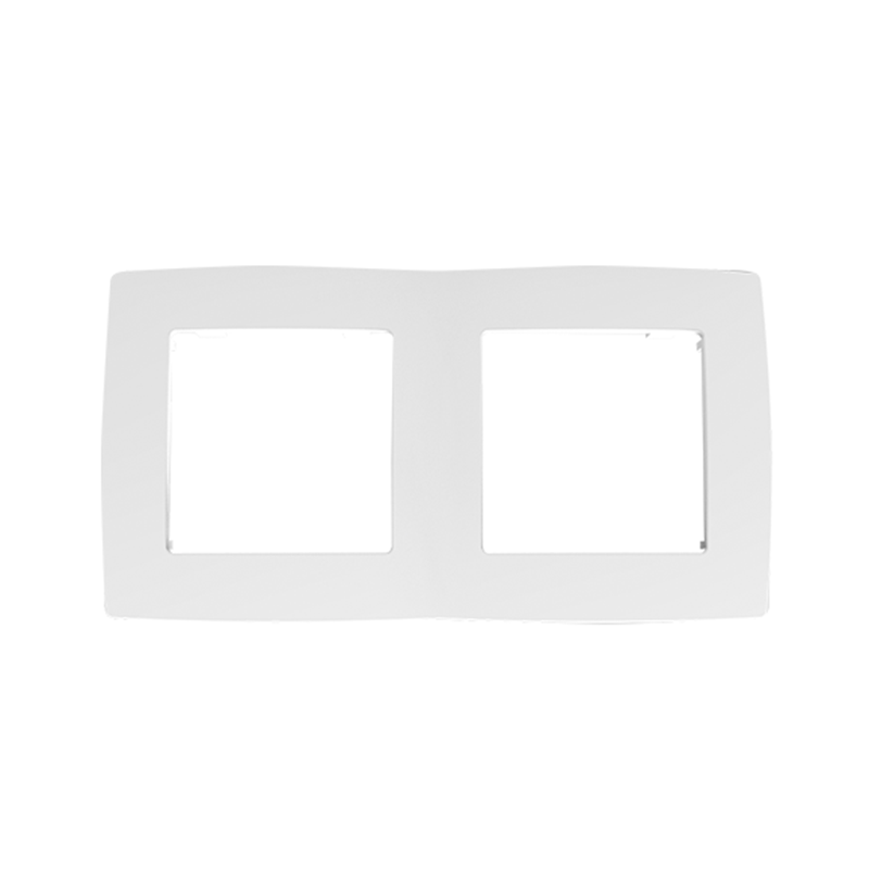 PRIME 2 GANG FRAME IP20 WHITE 1000119101