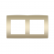 PRIME 2 GANG FRAME IP20 MATT CHAMPAGNE 1000119104