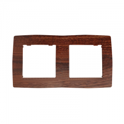 PRIME 2 GANG FRAME IP20 WOOD 1000119106