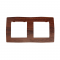 PRIME 2 GANG FRAME IP20 WOOD 1000119106