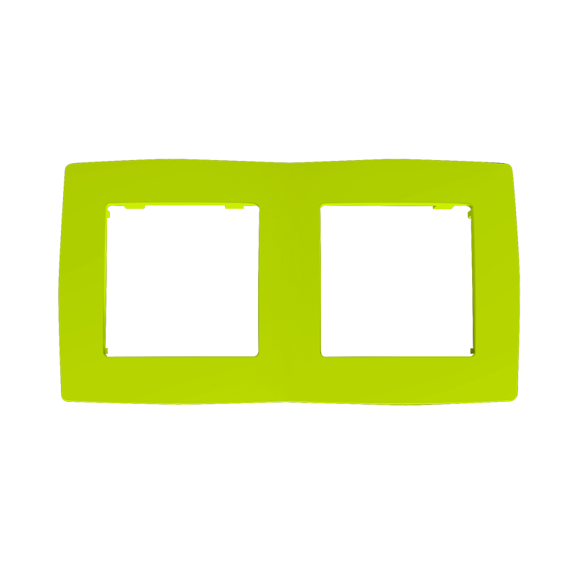 PRIME 2 GANG FRAME IP20 LIGHT GREEN 1000119108 PRIME 2 GANG FRAME IP20 LIGHT GREEN 1000119108