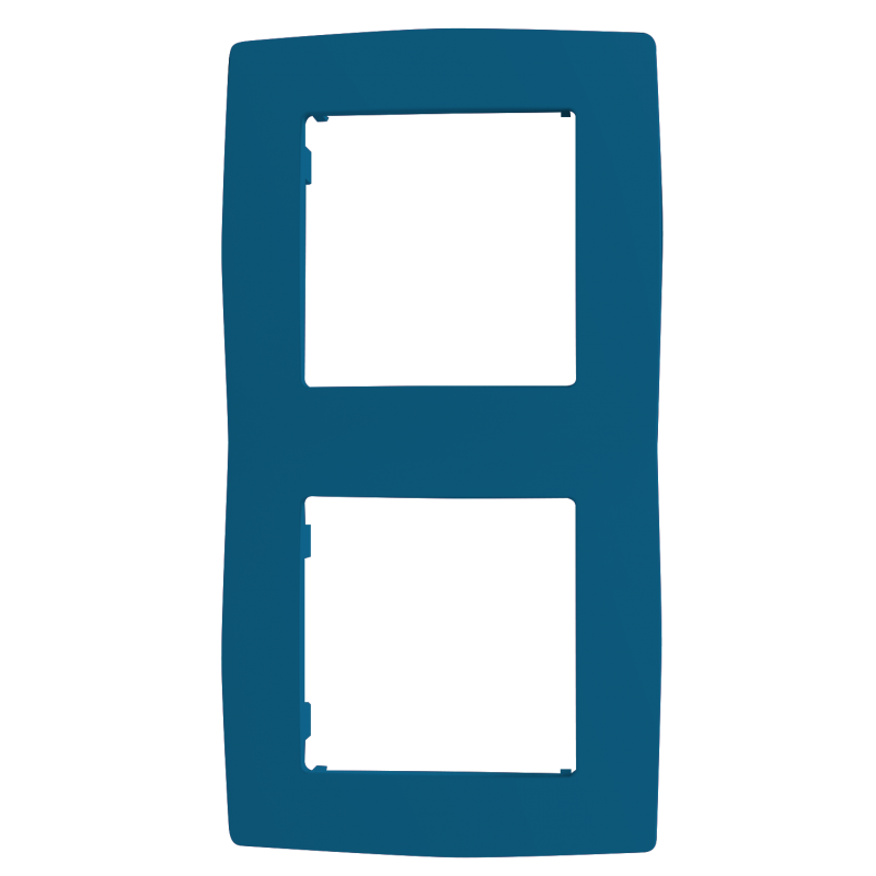 PRIME 2 GANG FRAME IP20 AZURE 1000119109