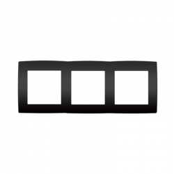 PRIME 3 GANG FRAME IP20 MATT ANTHRACITE 1000119205