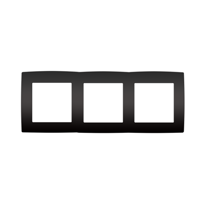 PRIME 3 GANG FRAME IP20 MATT ANTHRACITE 1000119205 PRIME 3 GANG FRAME IP20 MATT ANTHRACITE 1000119205