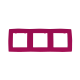 PRIME 3 GANG FRAME IP20 PINK 1000119207