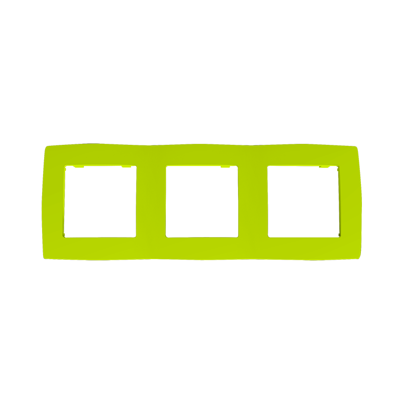 PRIME 3 GANG FRAME IP20 LIGHT GREEN 1000119208 PRIME 3 GANG FRAME IP20 LIGHT GREEN 1000119208