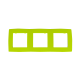 PRIME 3 GANG FRAME IP20 LIGHT GREEN 1000119208 PRIME 3 GANG FRAME IP20 LIGHT GREEN 1000119208
