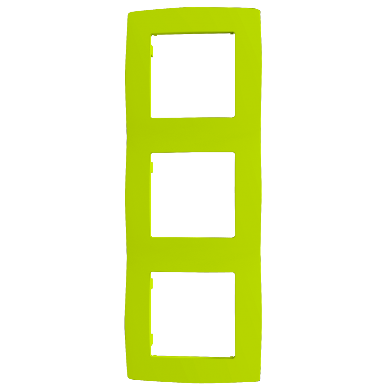 PRIME 3 GANG FRAME IP20 LIGHT GREEN 1000119208 PRIME 3 GANG FRAME IP20 LIGHT GREEN 1000119208