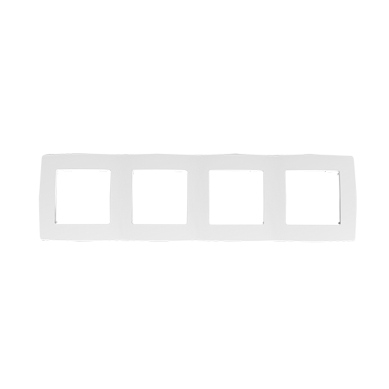 PRIME 4 GANG FRAME IP20 WHITE 1000119301