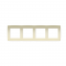 PRIME 4 GANG FRAME IP20 IVORY 1000119302