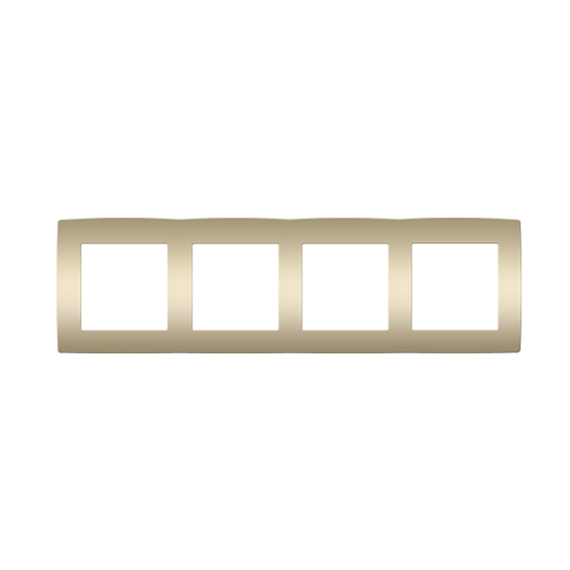 PRIME 4 GANG FRAME IP20 MATT CHAMPAGNE 1000119304