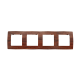 PRIME 4 GANG FRAME IP20 WOOD 1000119306