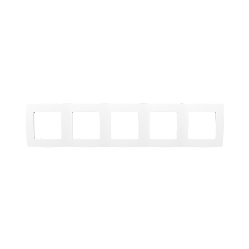 PRIME 5 GANG FRAME IP20 WHITE 1000119401