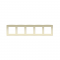 PRIME 5 GANG FRAME IP20 IVORY 1000119402