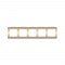 PRIME 5 GANG FRAME IP20 MATT CHAMPAGNE 1000119404