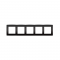 PRIME 5 GANG FRAME IP20 MATT ANTHRACITE 1000119405
