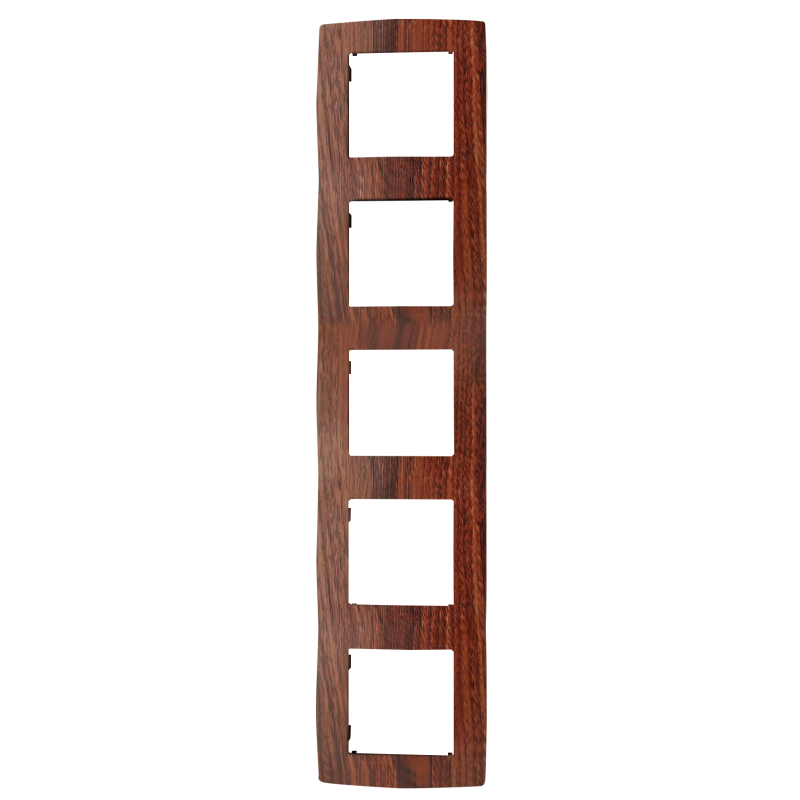 PRIME 5 GANG FRAME IP20 WOOD 1000119406
