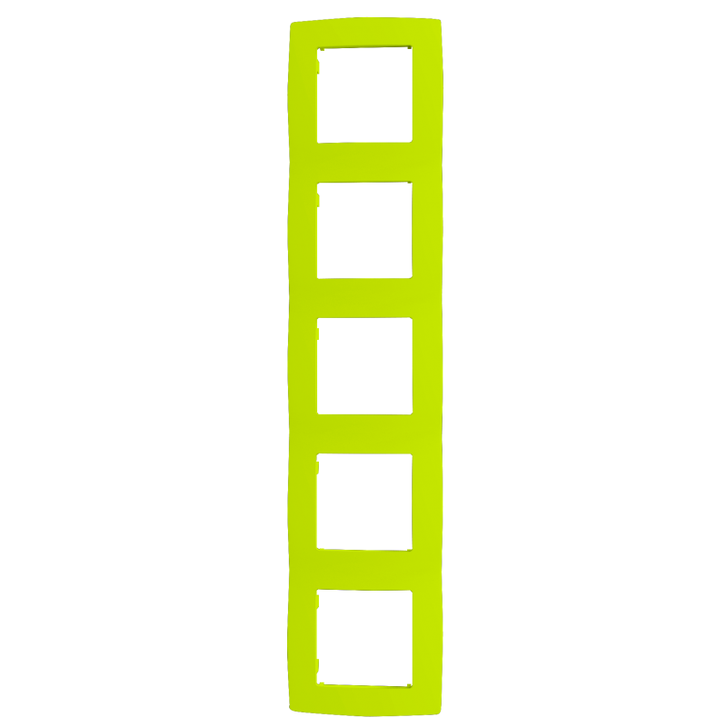 PRIME 5 GANG FRAME IP20 LIGHT GREEN 1000119408 PRIME 5 GANG FRAME IP20 LIGHT GREEN 1000119408