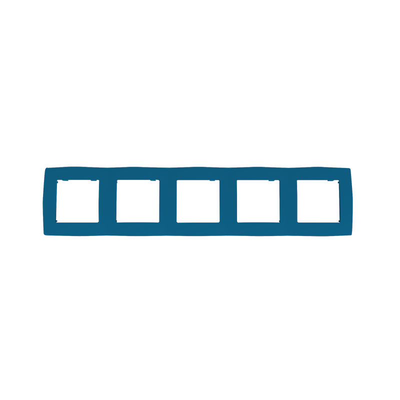 PRIME 5 GANG FRAME IP20 AZURE 1000119409