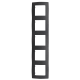 PRIME 5 GANG FRAME IP20 GREY 1000119410