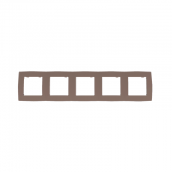 PRIME 5 GANG FRAME IP20 BEIGE 1000119411 PRIME 5 GANG FRAME IP20 BEIGE 1000119411
