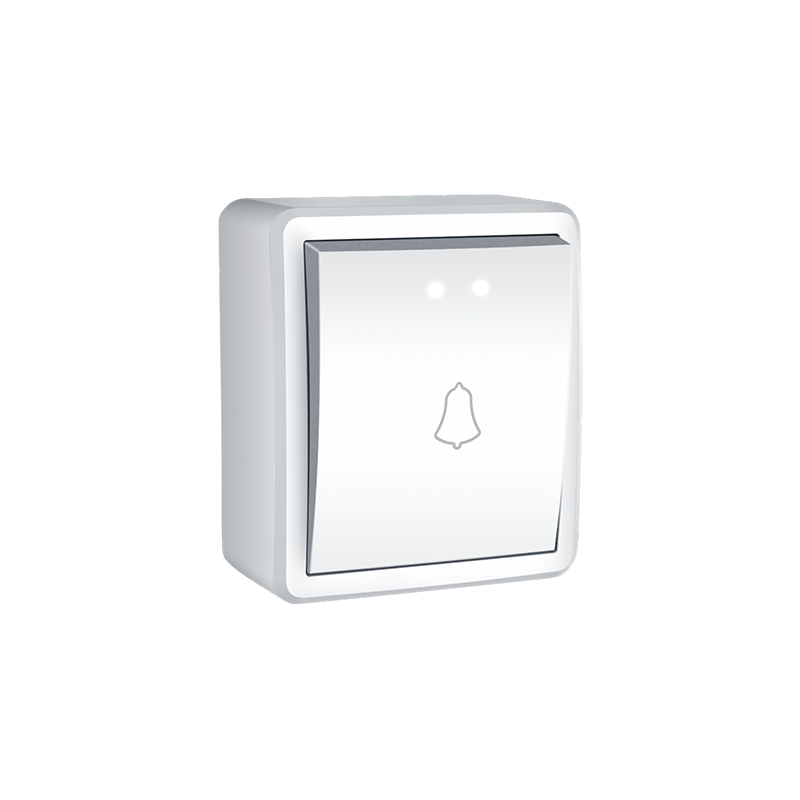 MURATA 1 GANG PUSH BUTTON SWITCH  amp  LED LAMP (12VAC) 