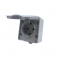 ΑRΜΥ SCHUKO SOCKET WITH SAFETY SHUTTER WALL MOUΝΤED WATERPROOF SCREWS 1x2P+E 16A 250VAC IP55 (IP54) LIGHT GREY 1000436106