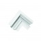MATTE WHITE 90° CORNER FOR MAGNETIC SURFACE/PENDANT TRACK MS90W