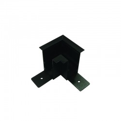 MATTE BLACK 90° CORNER FOR MAGNETIC RECESSED TRACK MR90B MATTE BLACK 90° CORNER FOR MAGNETIC RECESSED TRACK MR90B