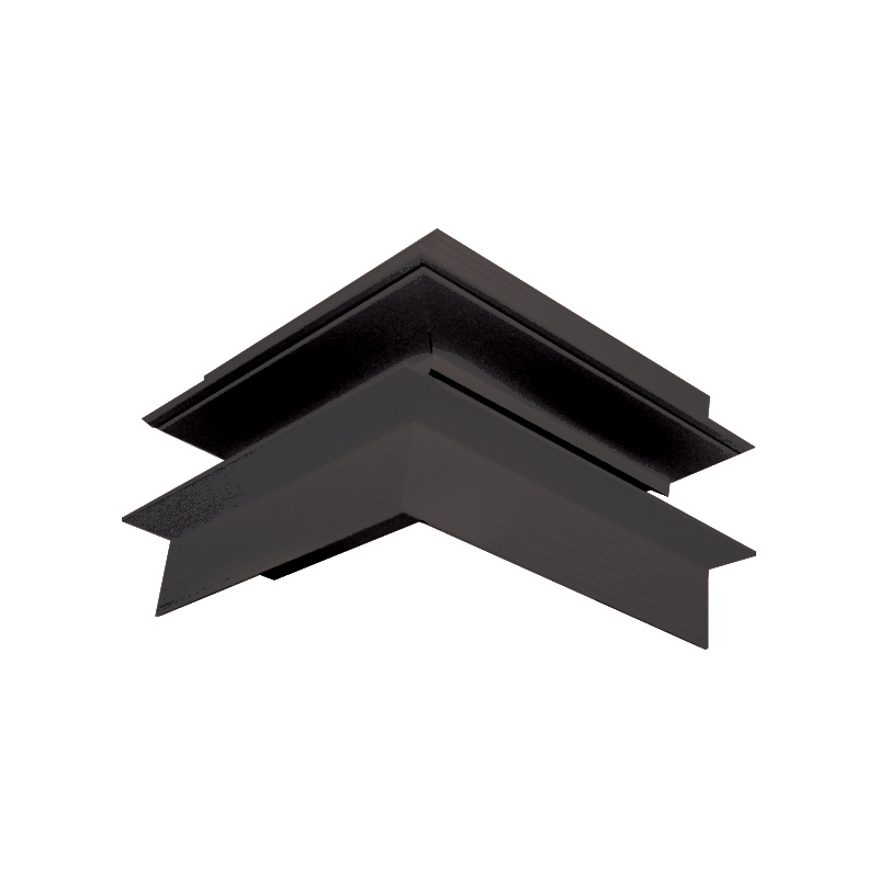 MATTE BLACK 90° OUTER CORNER FOR MAGNETIC TRIMLESS TRACK MT90OUB MATTE BLACK 90° OUTER CORNER FOR MAGNETIC TRIMLESS TRACK MT90OUB
