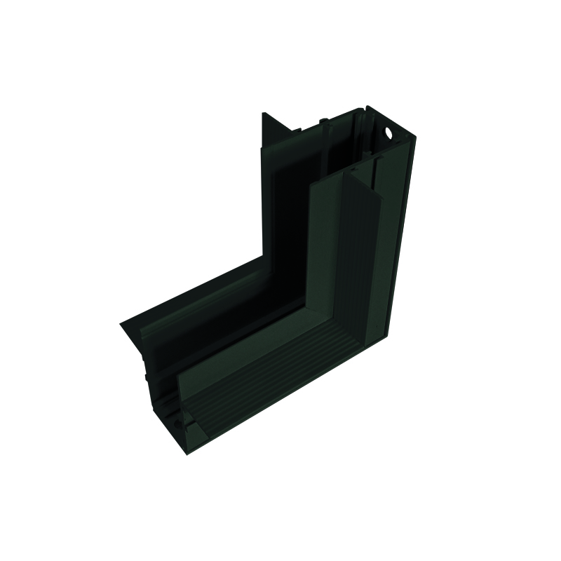 MATTE BLACK 90° INNER CORNER FOR MAGNETIC TRIMLESS TRACK MT90INB